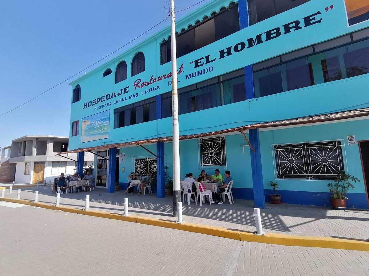 Hospedaje Restaurante El Hombre Puerto Chicama Exterior foto